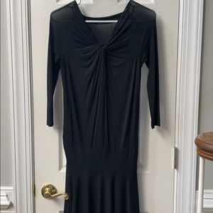 Donna Karan Black Midi Dress